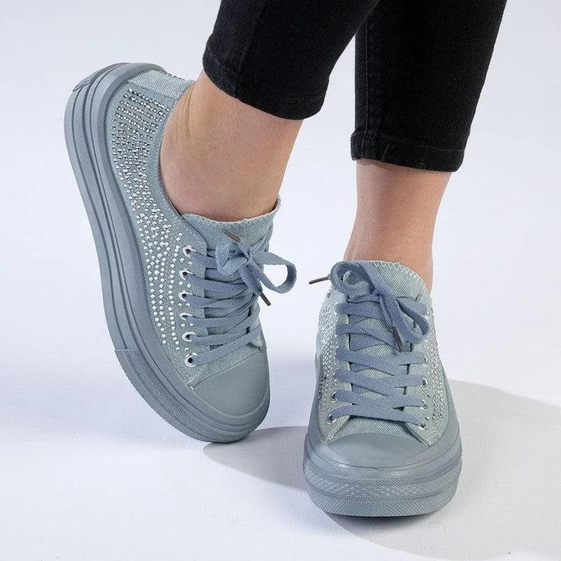 Soft Style by Hush Puppies Selina Sneaker - Light Denim